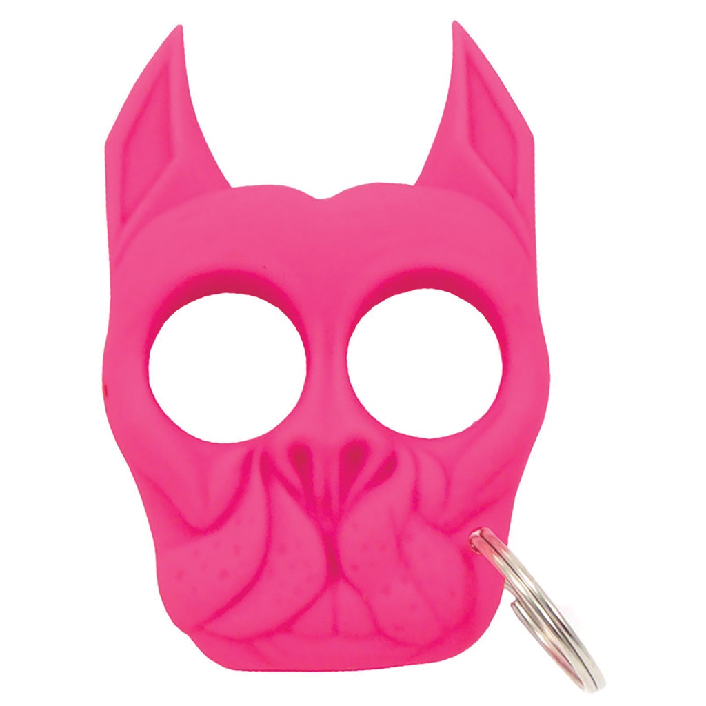 SAMPLE -Street Guardian Bulldog Self Defense Keychain - Hot Pink