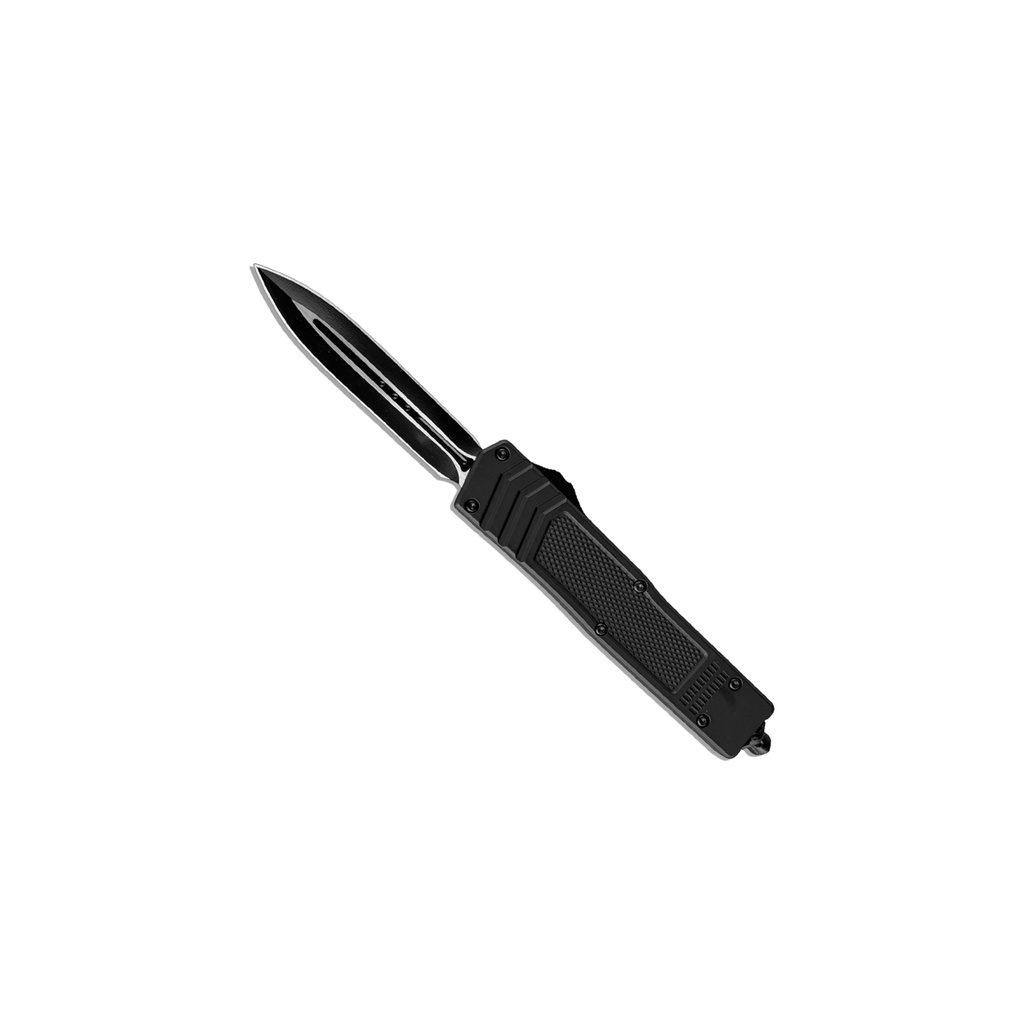 Shadow Breach Double-Action OTF Knife - Black Alloy