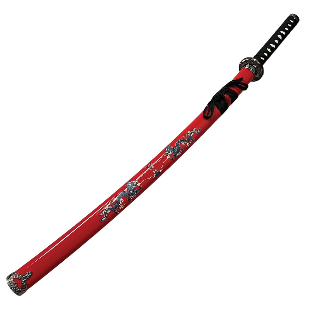 Dragon’s Oath Display Katana Sword - Red Scabbard
