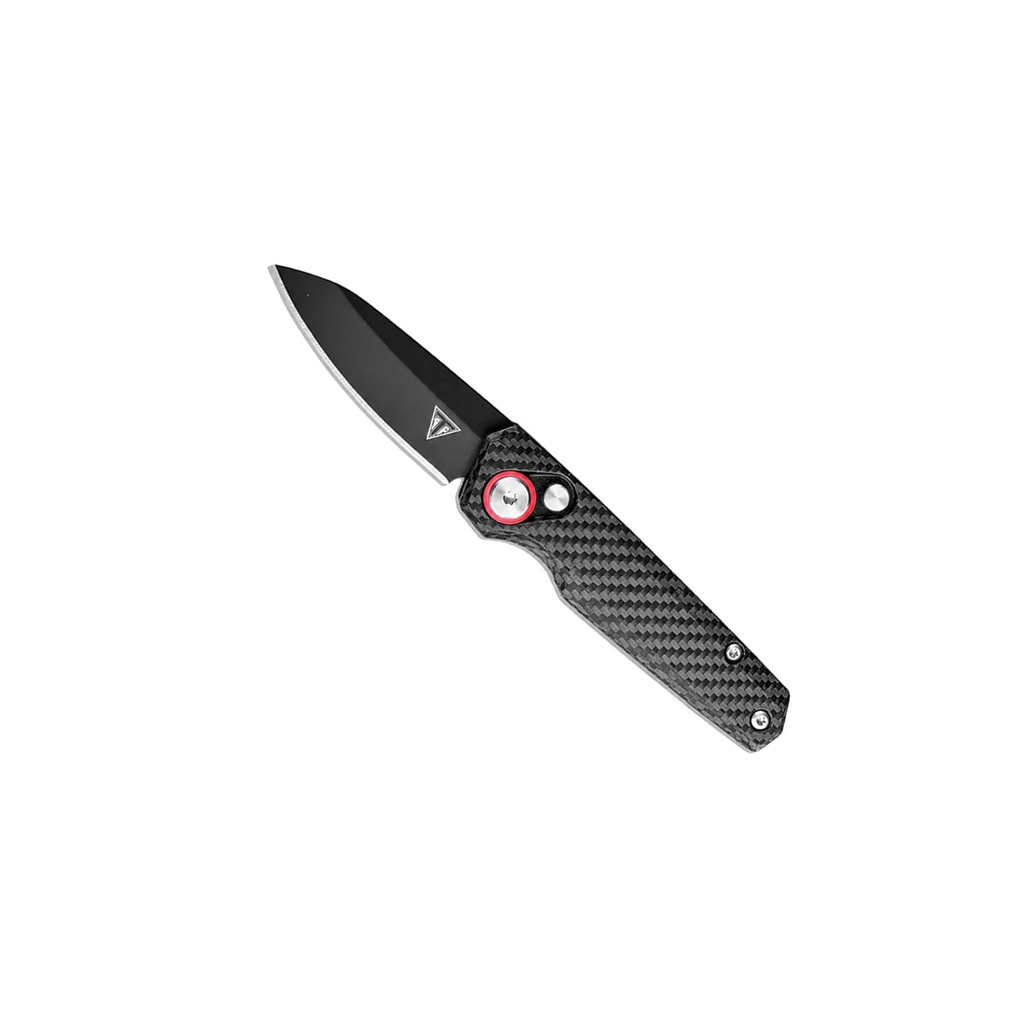 Redline Pulse Automatic EDC Knife - Carbon Fiber Black