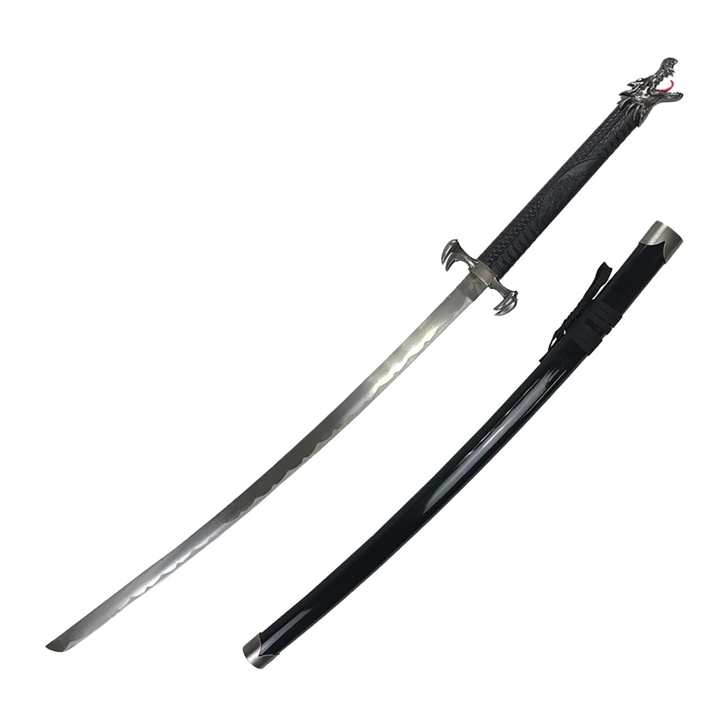 Dragon Ascendant Fantasy Katana Sword - Black Wood