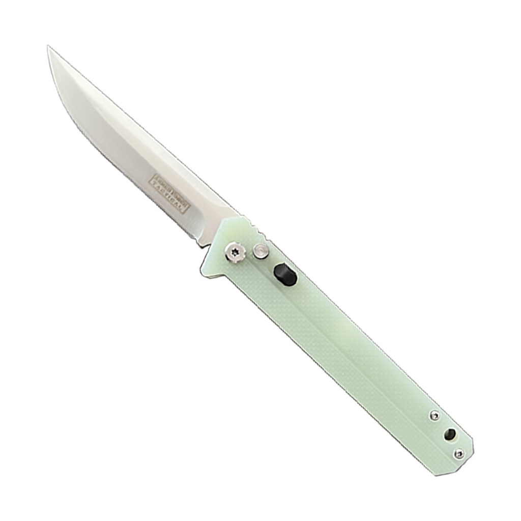 Urban Specter Safety-Lock Automatic Knife - Jade G-10