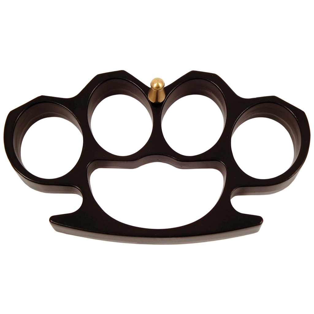 Stealth Monolith 1/2-Inch Knuckle Paperweight - Black