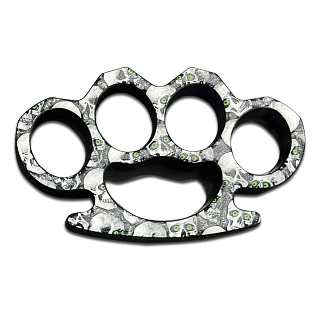 Phantom Force Skull-Infusion Brass Knuckles - Black Metal