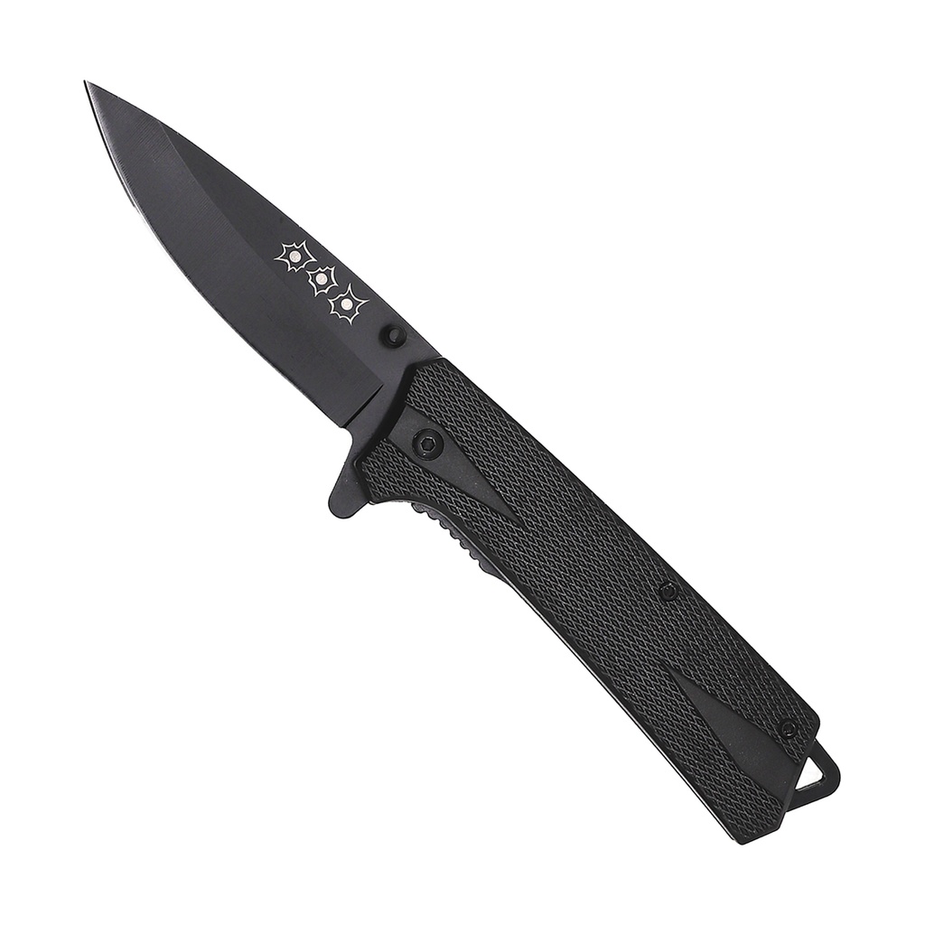 Stealth Glyph Rapid-Assist Folding Knife - Matte Black