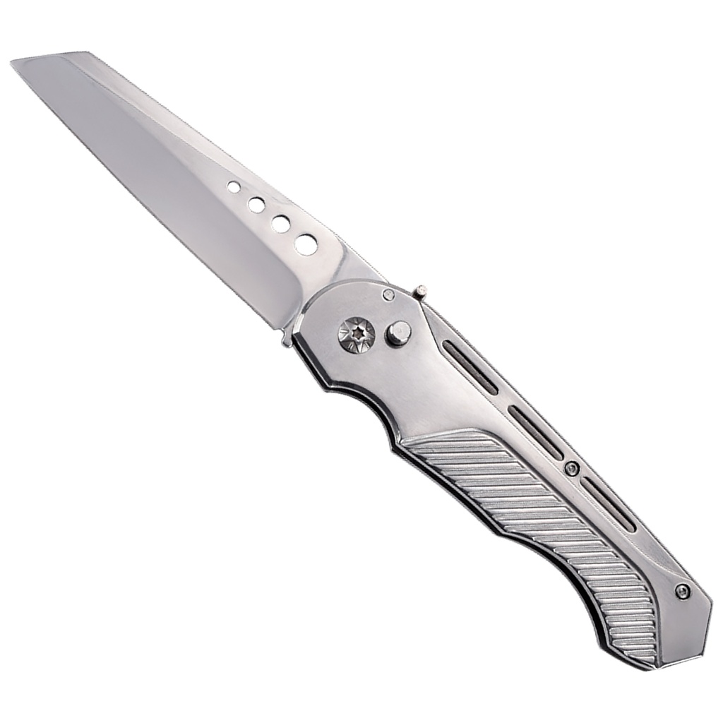 Straightline Switch Utility Automatic Knife - Polished Silver