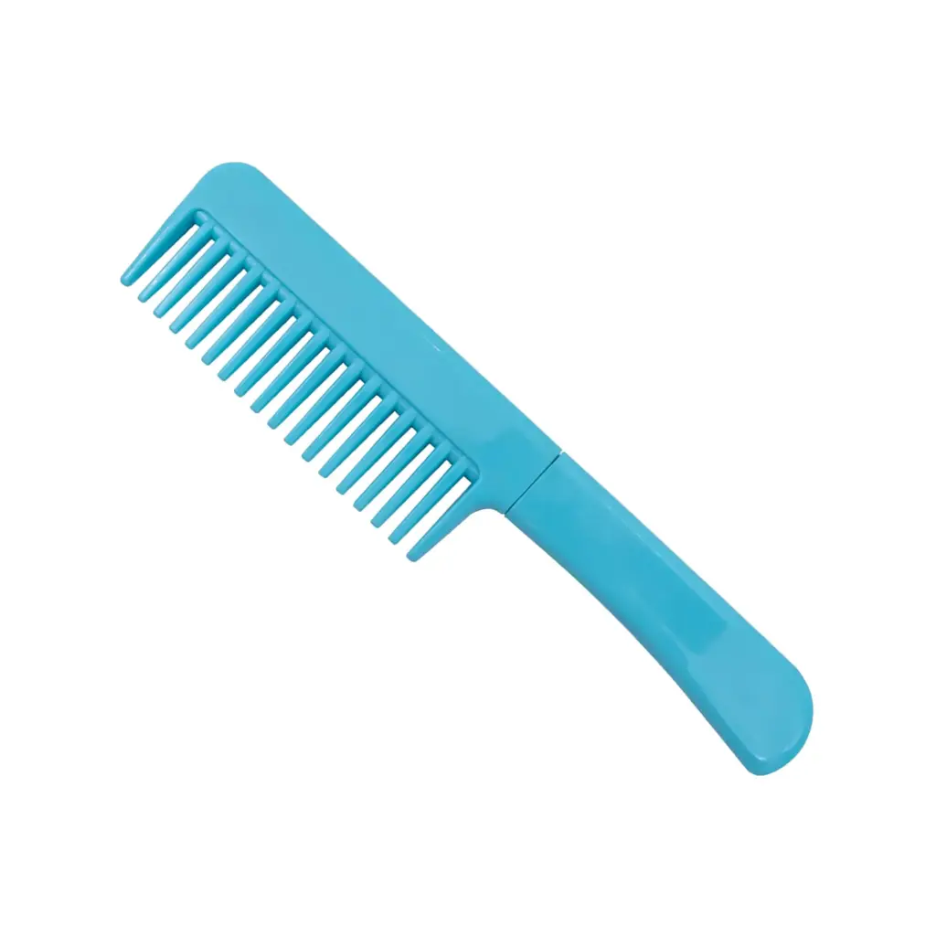 Salon Shadow Dual-Use Hidden Comb Knife - Teal