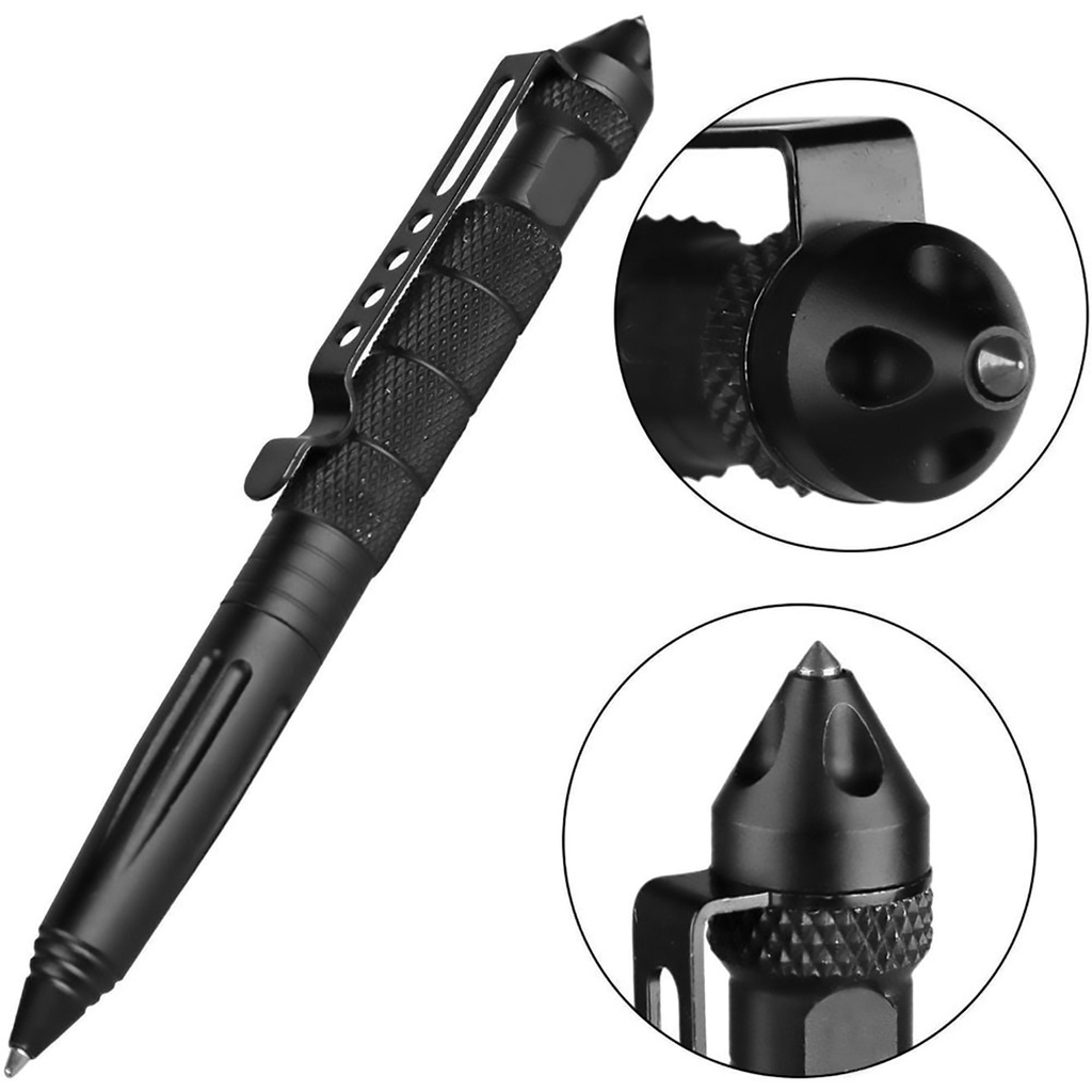 Stealth Operator Precision Defense Pen - Black Aluminum