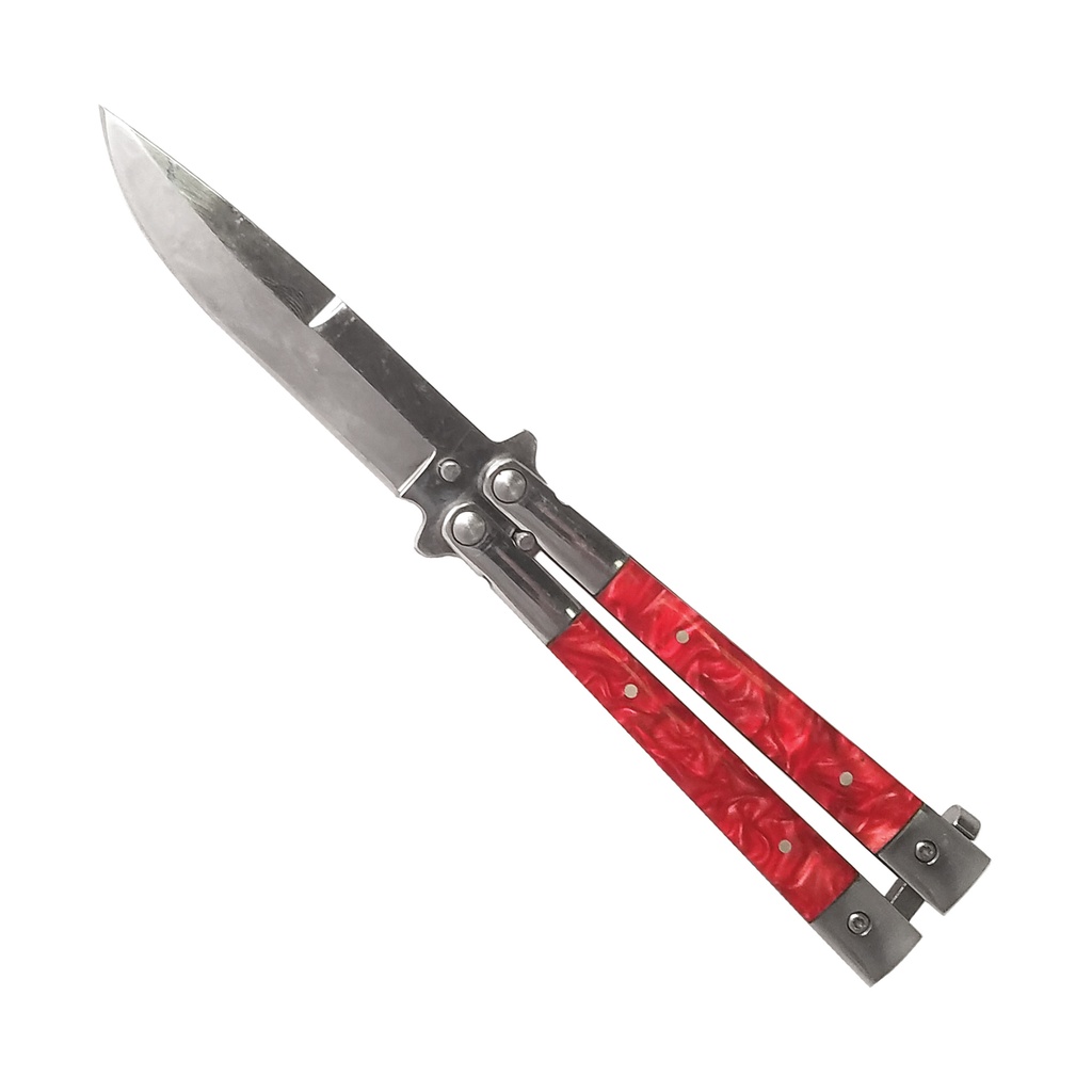 Crimson Mirage Precision Butterfly Knife - Red Pearl