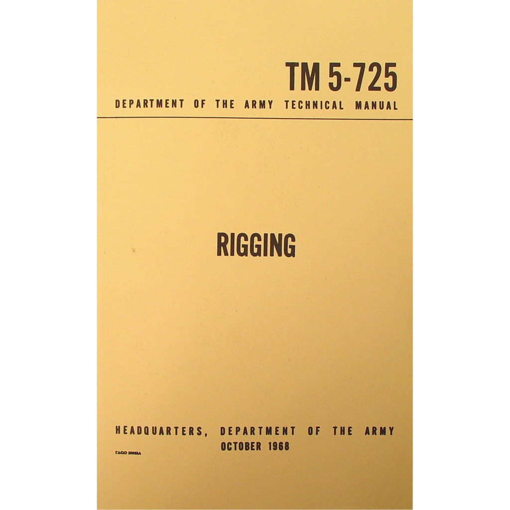 Signal Yellow Field-Proven Rigging Manual - 1968 Reprint