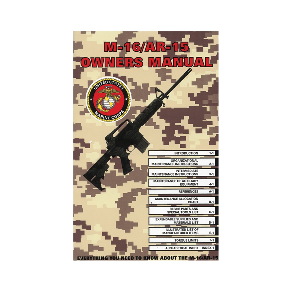 Battle-Ready Armorer AR-15 Owner’s Manual - Desert Camo