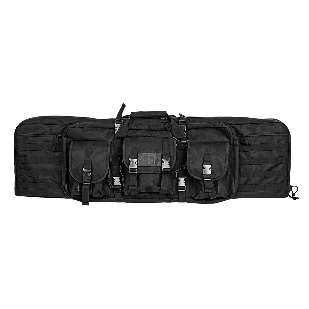 Blackout Range Commander Double Carbine Rifle Case - Midnight Black