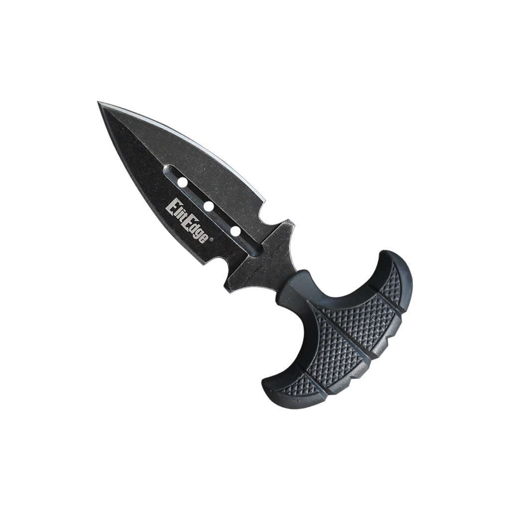 Stealth T-Guard Compact Push Dagger - Stonewash Black