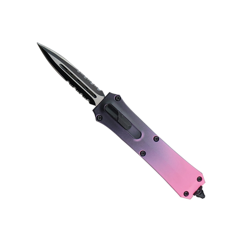 Horizon Shift Front-Switch OTF Knife - Blue Gradient Aluminum
