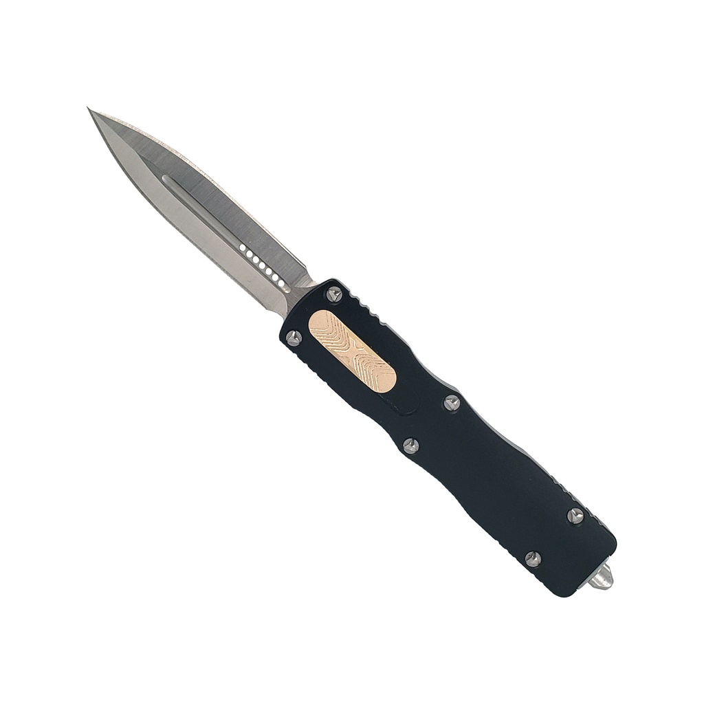 Cockpit Switch Dual-Edge OTF Knife - Matte Black