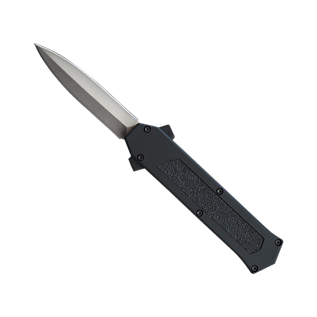 Hidden Stiletto Precision OTF Knife - Silver Blade