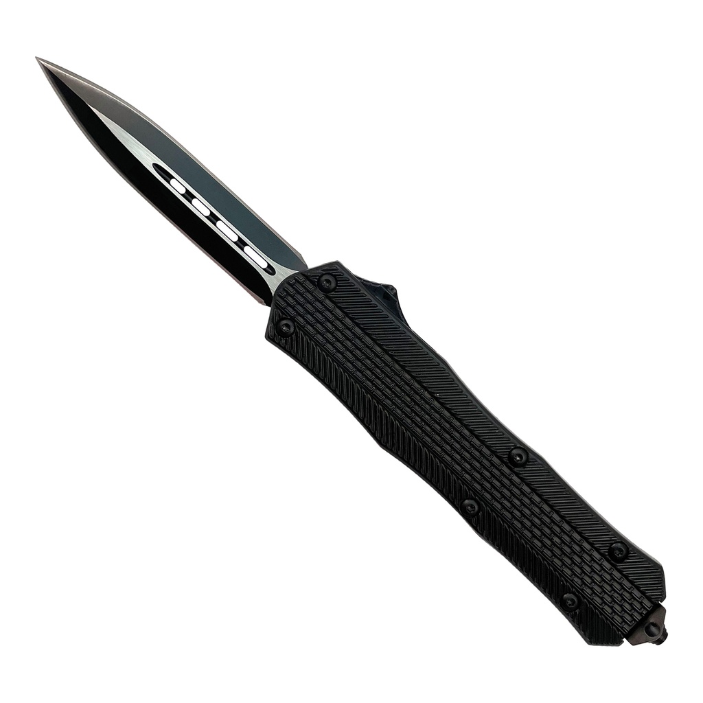 Shadow Track Pursuit Dagger OTF Knife - Matte Black