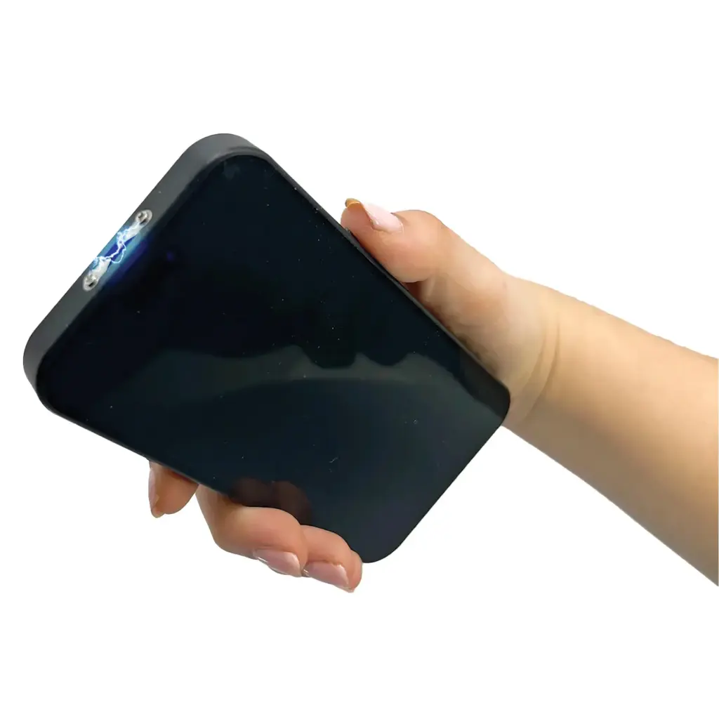 Incognito Dial Discreet Cell Phone Stun Gun - Midnight Black