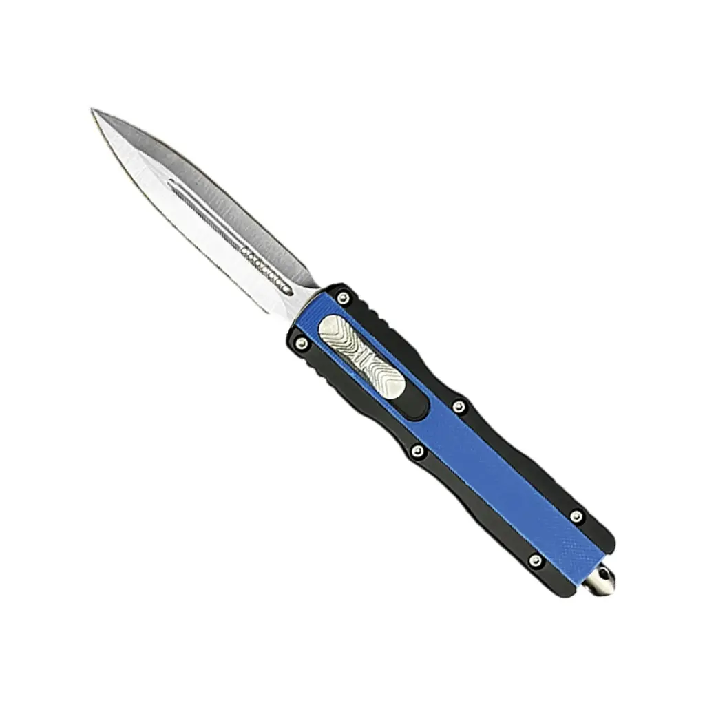 Patriot Slide Quick-Deploy OTF Knife - Blue G10