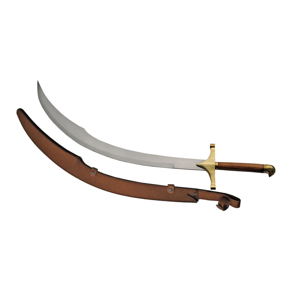 Serpent’s Balance Stage-Ready Belly Dancing Sword - Wood & Brass