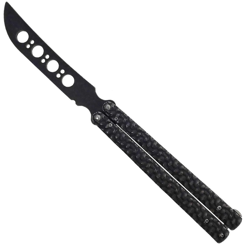 Reaper‑Tex XL Spring‑Latch Butterfly Trainer - Skull Black