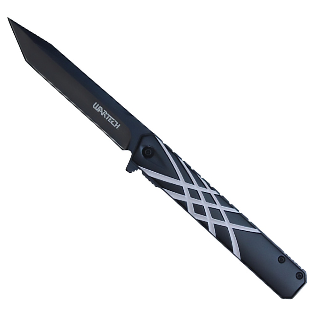 Onyx Edge Stealth-Deploy Tanto Assisted Knife - Midnight Black