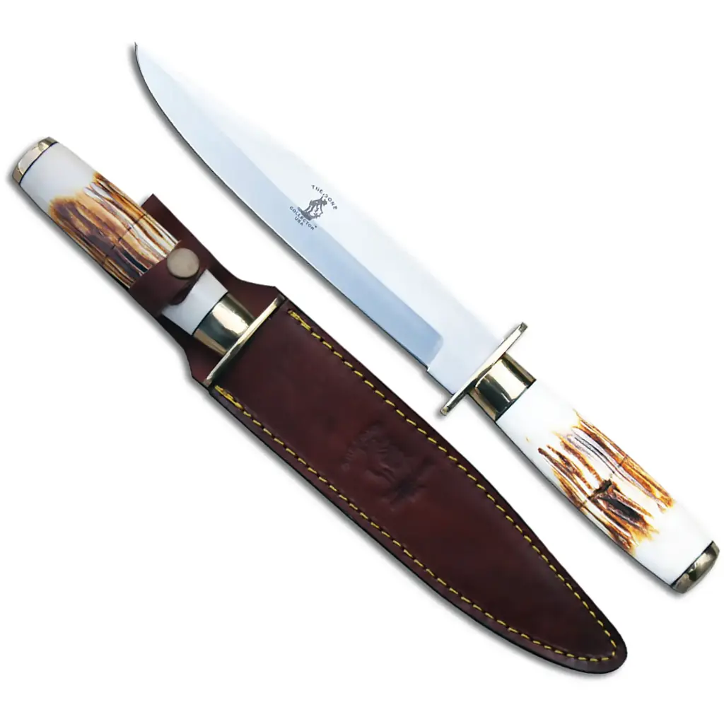 Heritage Field Bone Collector Hunting Knife - Natural Bone