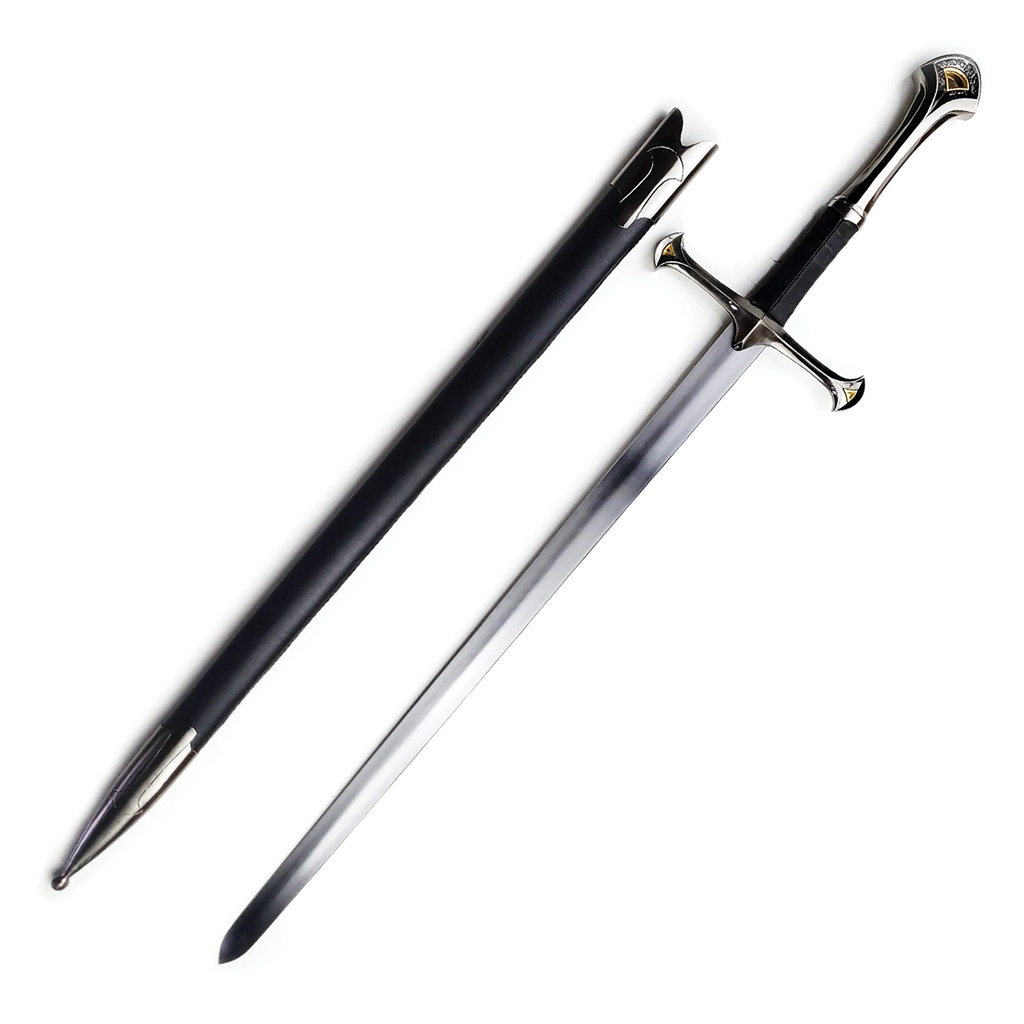 Regal Lineage One-Hand Medieval Sword - Black Steel