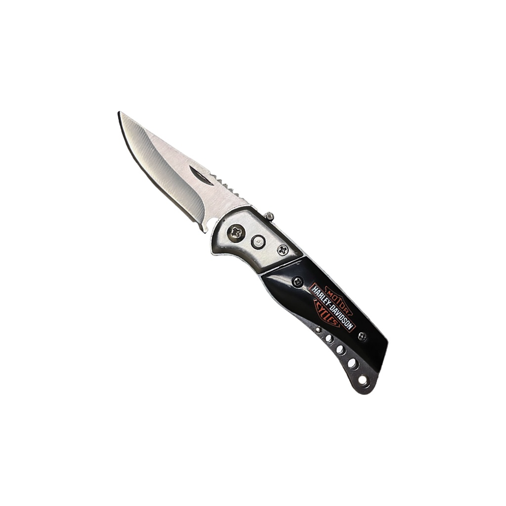 Road Rebel Rider-Safe Compact Automatic Knife - Midnight Black
