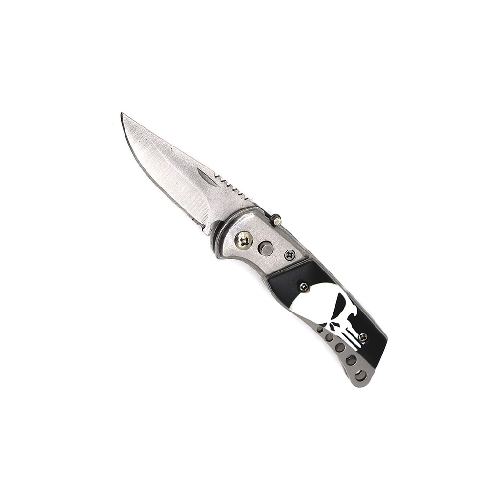 Punisher Vigilante California Legal Automatic Knife - Matte Steel