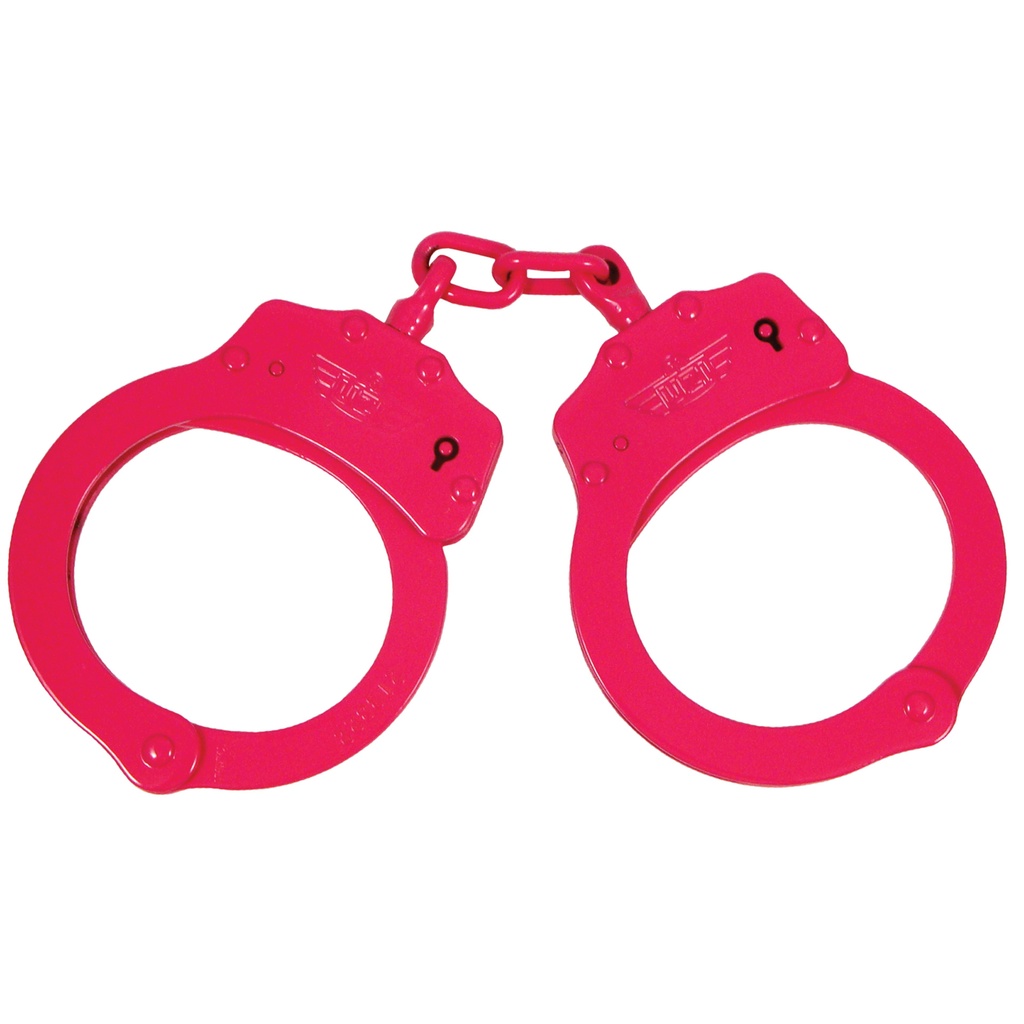 Tactical Personality Double Lock Handcuffs - Pink Finish