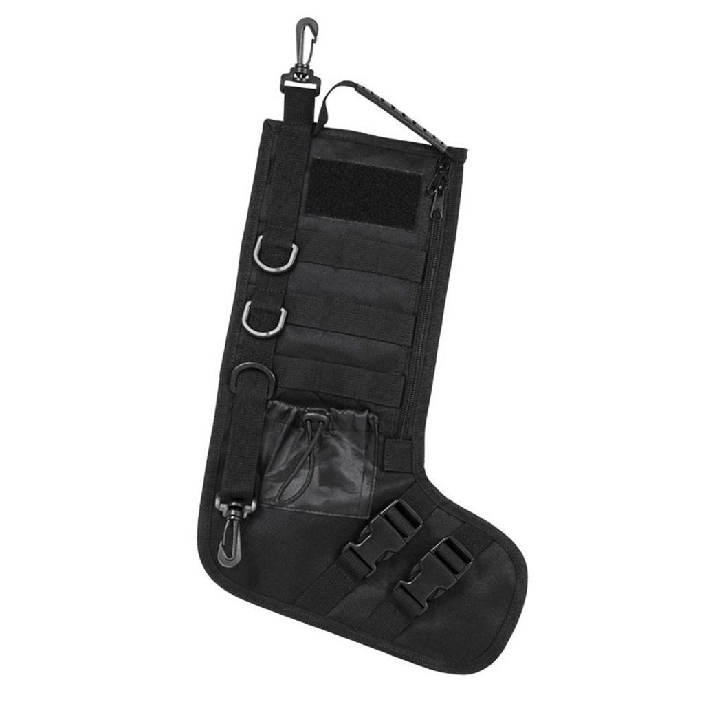 Mission-Ready Tactical Christmas Stocking - Midnight Black