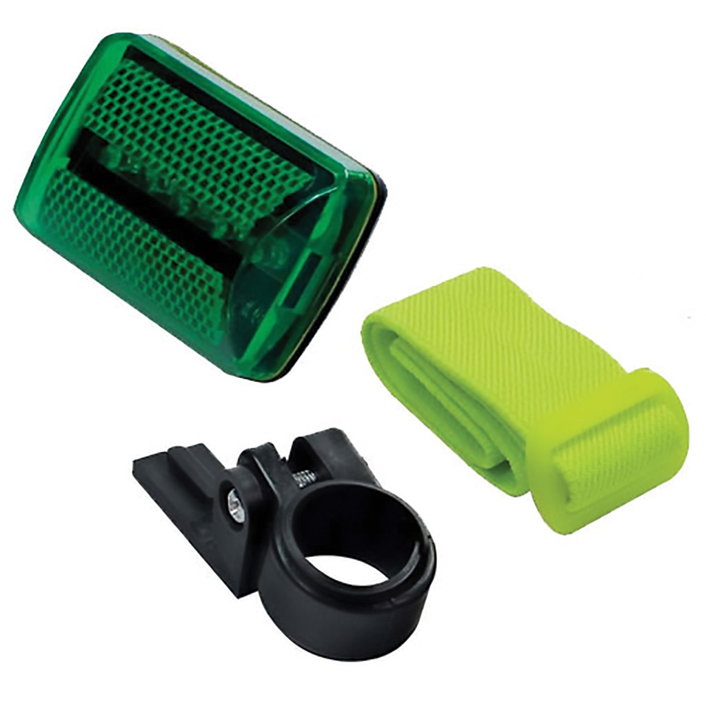 Night Signal Dual-Mount Safety Flasher - Neon Green