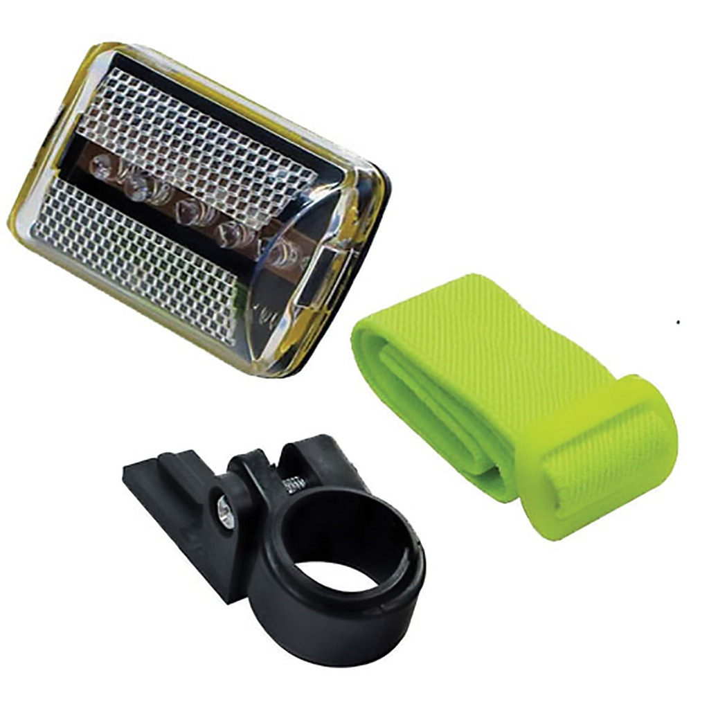 Neon Guardian Dual-Mount Safety Flasher Light - White