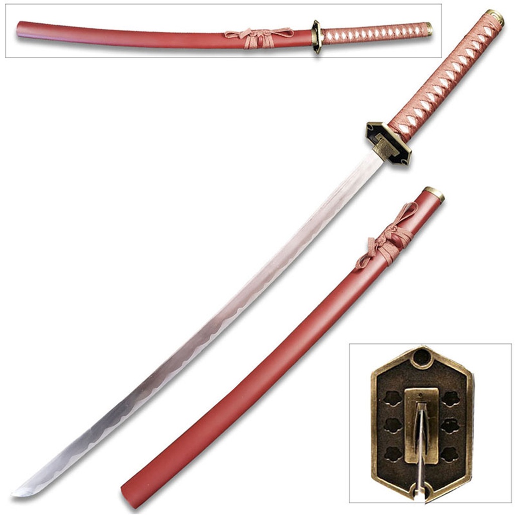 Tobiume Spirit Anime Katana Replica - Pink Rosewood