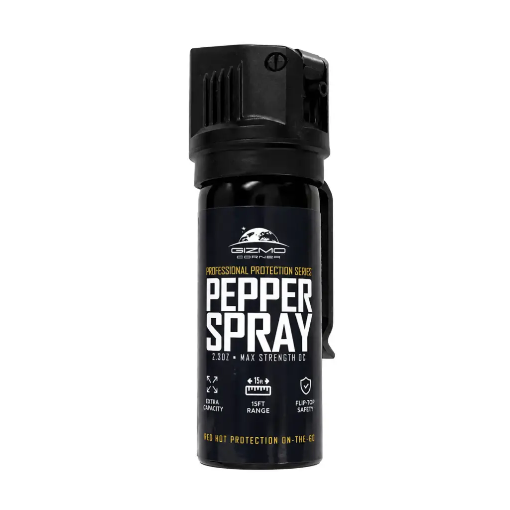 Professional Edge Flip-Top Pepper Spray - Black