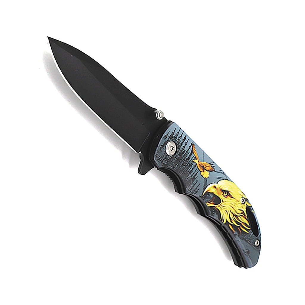 SAMPLE -Eagle Sentinel Rapid-Deploy Assisted Opening Knife - Matte Black