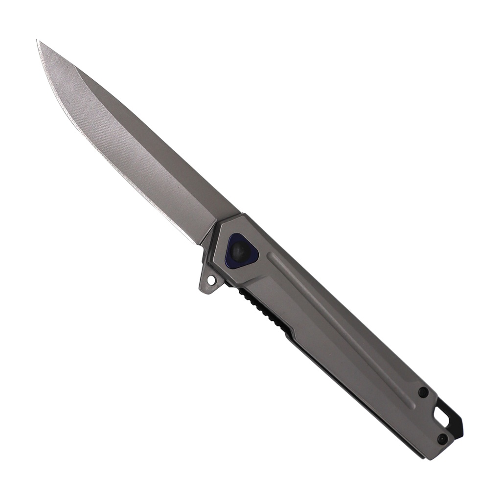 SAMPLE -Vector Pivot Quick-Deploy Spring Assisted Knife - Gray Aluminum