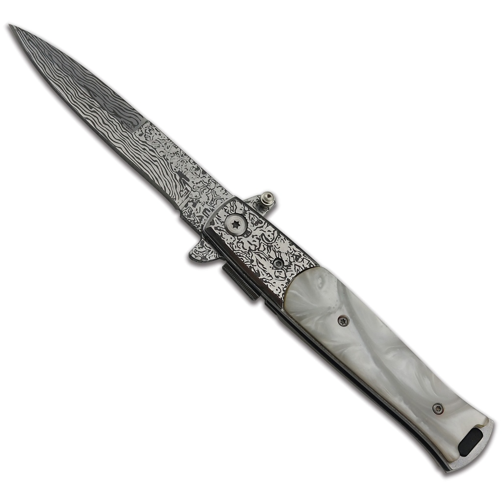 SAMPLE -Pearl Mirage Gentleman’s Assisted Opening Knife - Pearlescent White