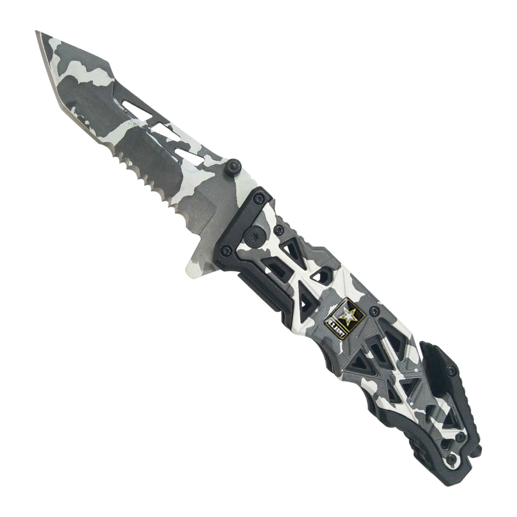SAMPLE -Recon Camo Rapid-Deploy Assisted Opening Knife - Matte Camo