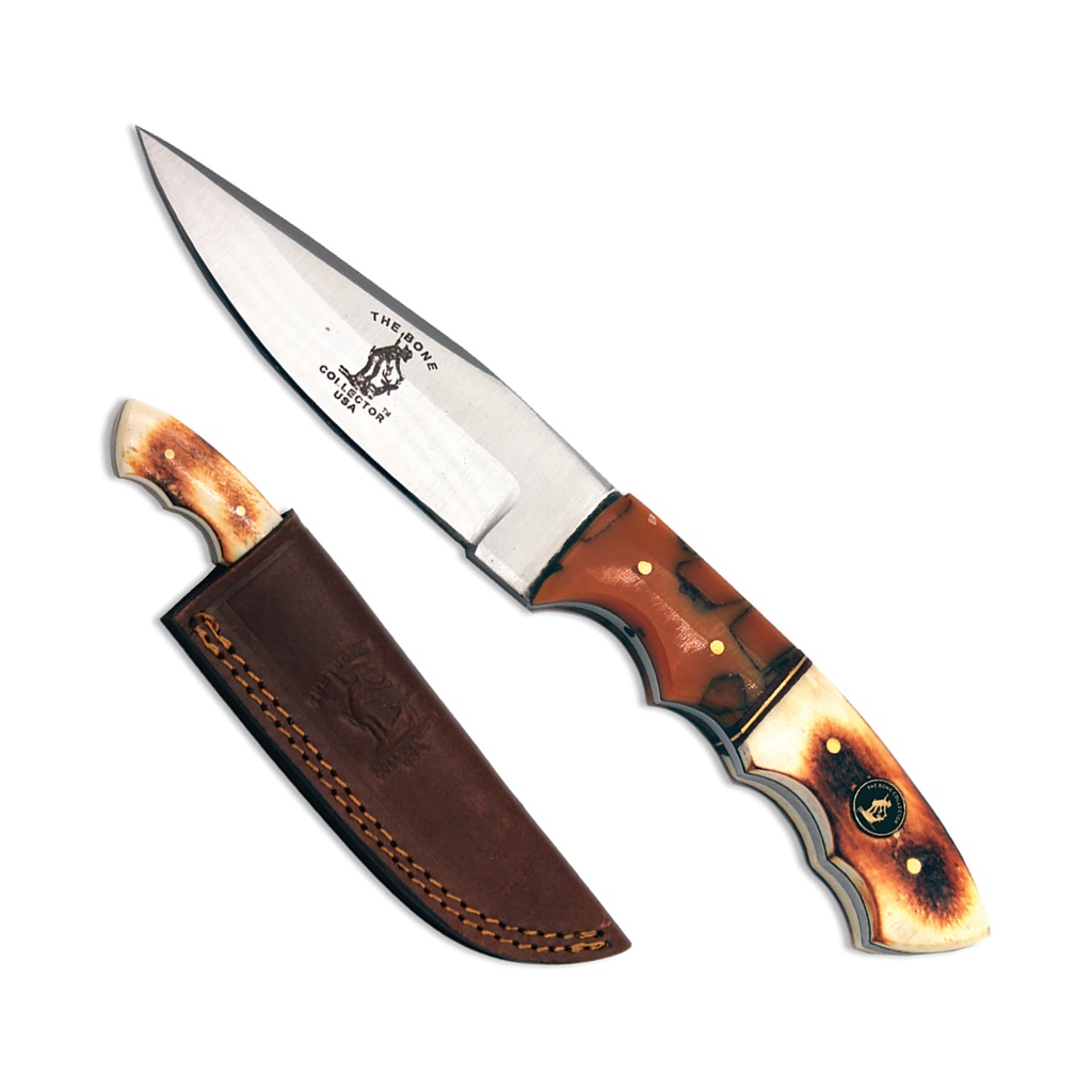 SAMPLE -Sunfield Heritage Full-Tang Hunting Knife - Yellow Bone