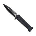 SAMPLE -Jester Shadow Quick-Flick Spring Assisted Knife - Midnight Black