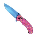 SAMPLE -Sugar Rush Quick-Deploy Axis EDC Knife - Blue Blade