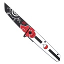 SAMPLE -Samurai Valor Quick-Deploy Tanto Spring Assisted Knife - Black ABS
