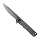 SAMPLE -Vector Pivot Quick-Deploy Spring Assisted Knife - Gray Aluminum