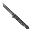 SAMPLE -Dragon Spine Rapid-Deploy Tanto Spring Assisted Knife - Stonewash Steel