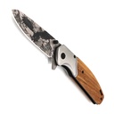 SAMPLE -Skyborne Heritage Assisted Opening Knife - Wood Grain