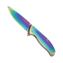 SAMPLE -Prism Shift Rapid-Deploy Assisted Opening Knife - Rainbow