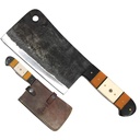 SAMPLE -Heritage Hook Field-Ready Meat Cleaver Knife - Bone Handle