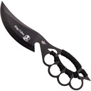 SAMPLE -Trench-Guard Blackout Knuckle Knife - Matte Black